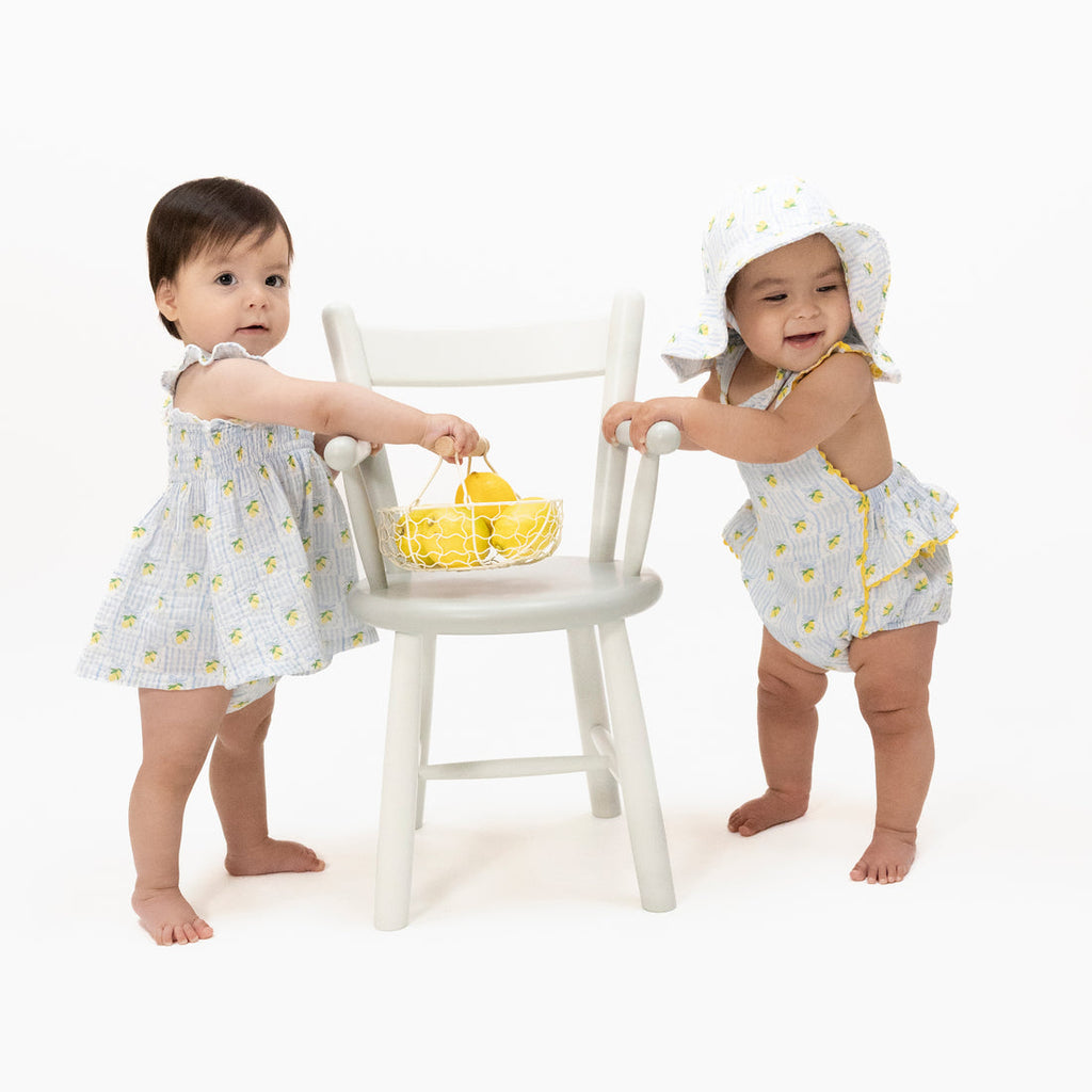 Ric Rac Ruffle Sunsuit (Lovely Lemons)
