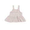 Peplum Tank with Smocked Back (Solid Muslin French Oak)