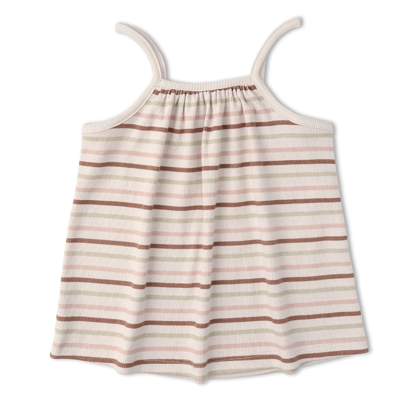 Organic Tank Top & Shorts Set (Terra Stripes)