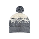 Ski Day Knit Beanie Hat (Charcoal)