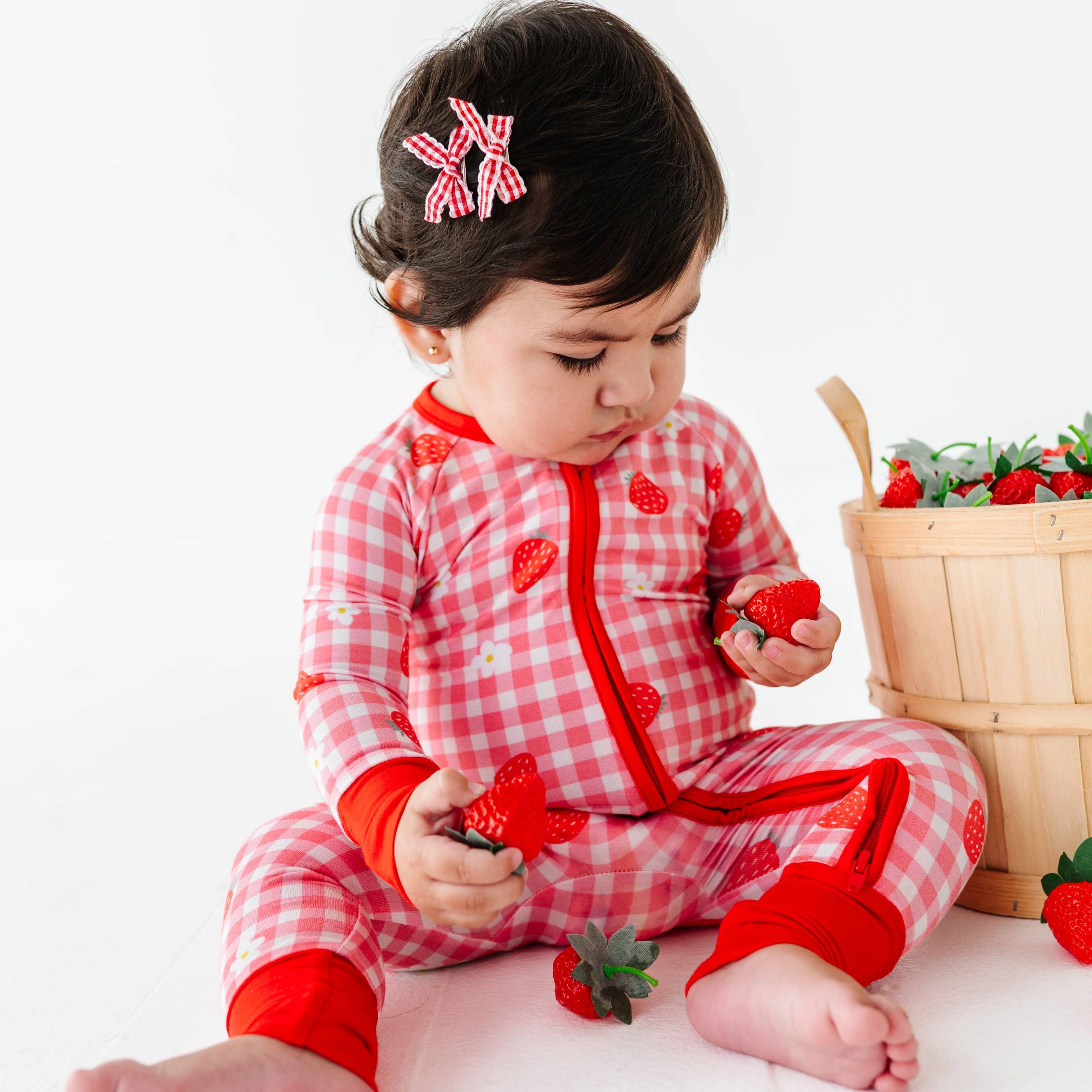 Convertible Footies (Strawberries & Dream)