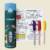 Toot Toot Honk Travel-Size Color-In Activity Mat