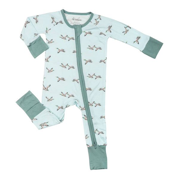 Convertible Zipper Romper (Quack Up Mallard Duck)
