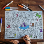 Sugar & Spice Reusable Color-In Activity Mat