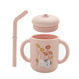 Fresh & Messy Sippy Cup (Puppies & Poppies)