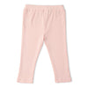 Organic Lace Collar Onesie & Tights Set (Blush)