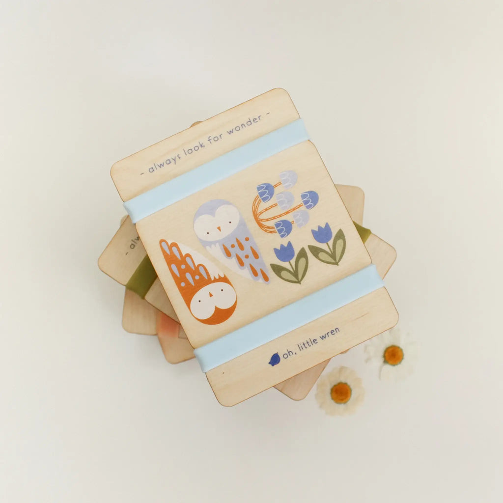 Mini Wooden Flower Press (Owl)