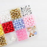 DIY Stretchy Bracelet Craft Kit (Color My World Rainbow)