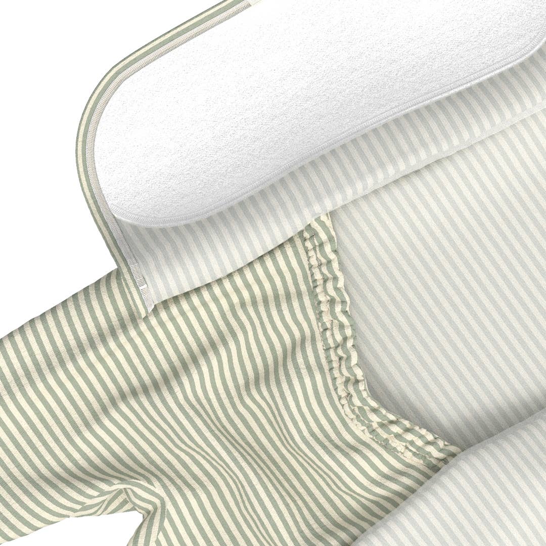 Footie & Wrap Top Baby Set (Mint Twist)