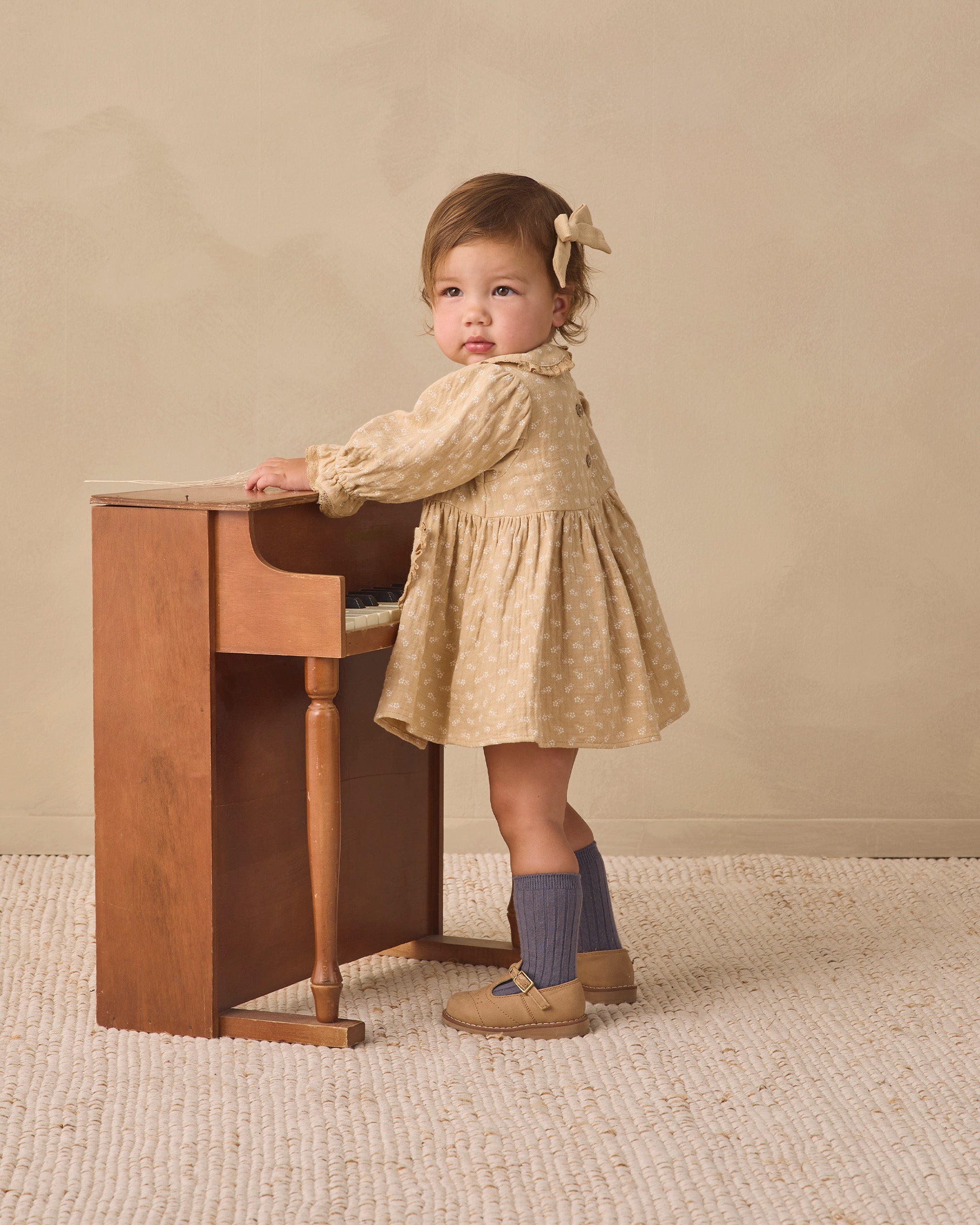 Marisol Dress (Butterscotch Floral)