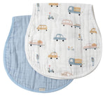 2-Pack Burp Cloth Set (Autos/Blue)
