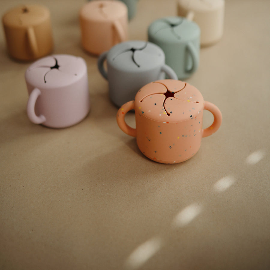 Snack Cup (Powder Pink Confetti)