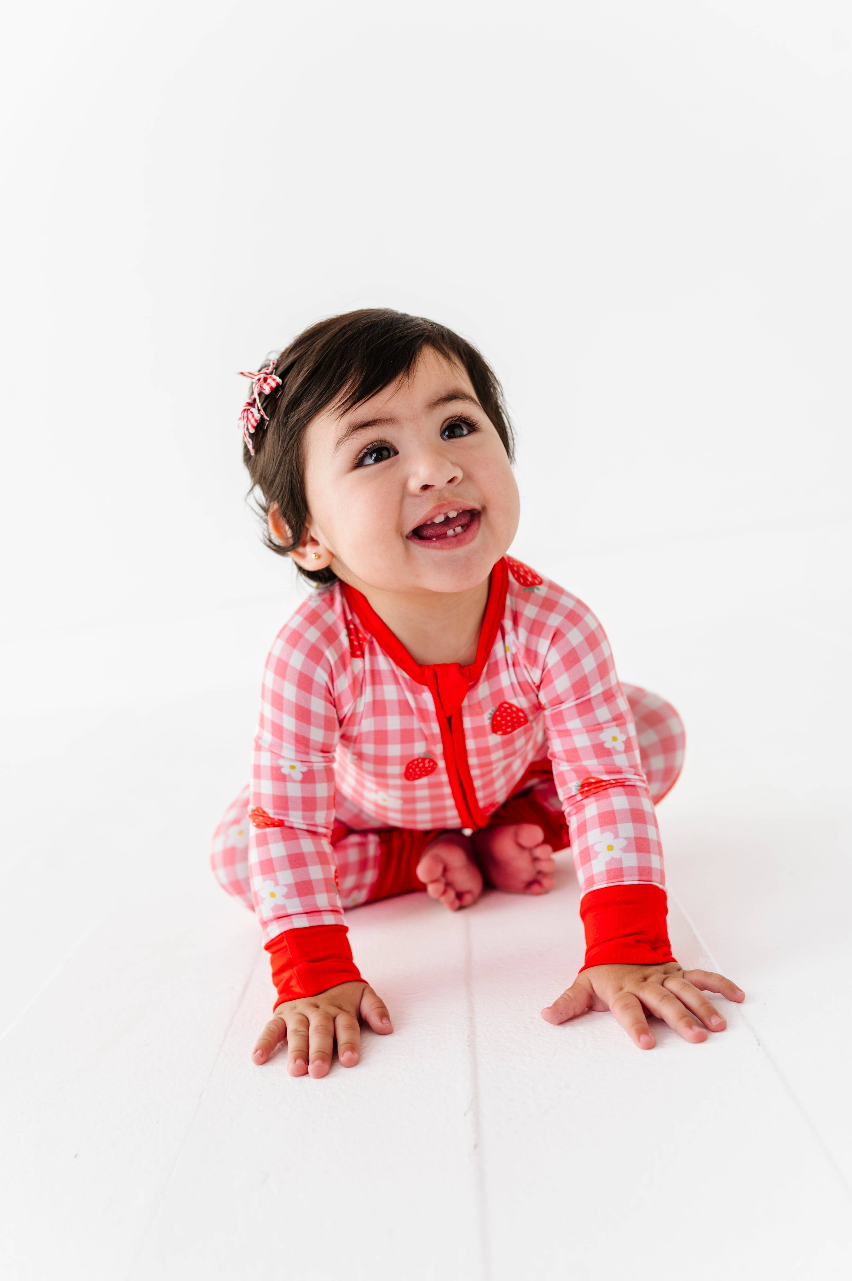 Convertible Footies (Strawberries & Dream)