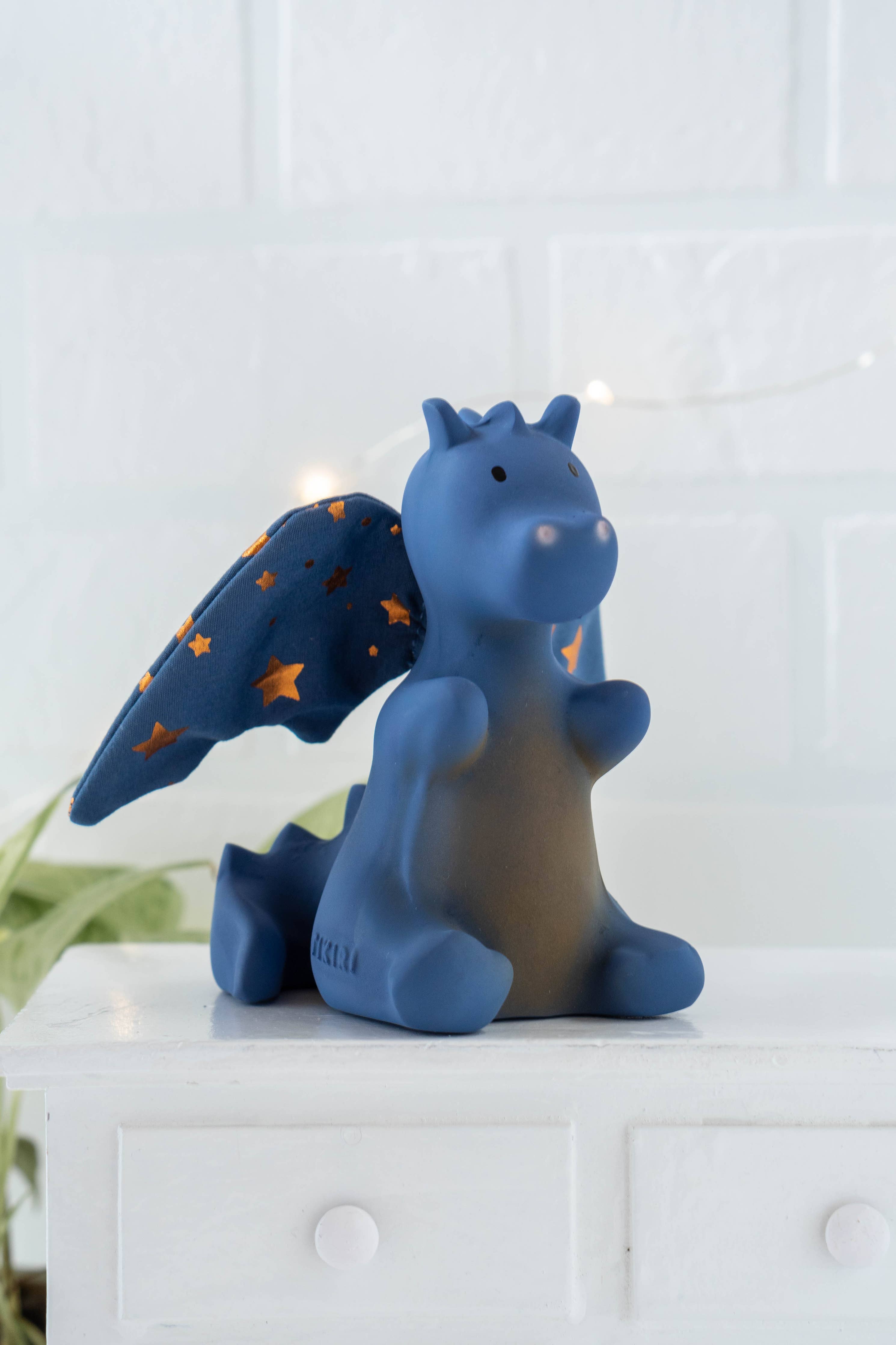 Baby Midnight Dragon Rattle with Crinkle Wings