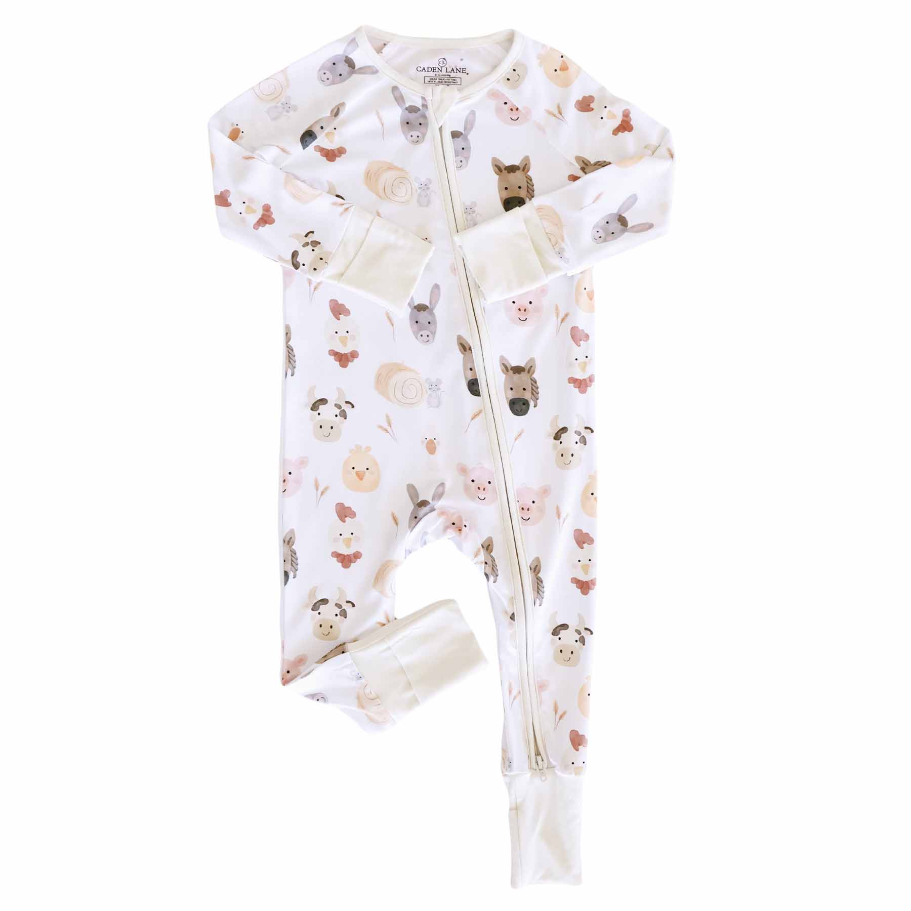 Convertible Zip Romper (Barnyard Buddies)