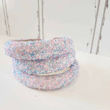 Beaded Headband (Cotton Candy)