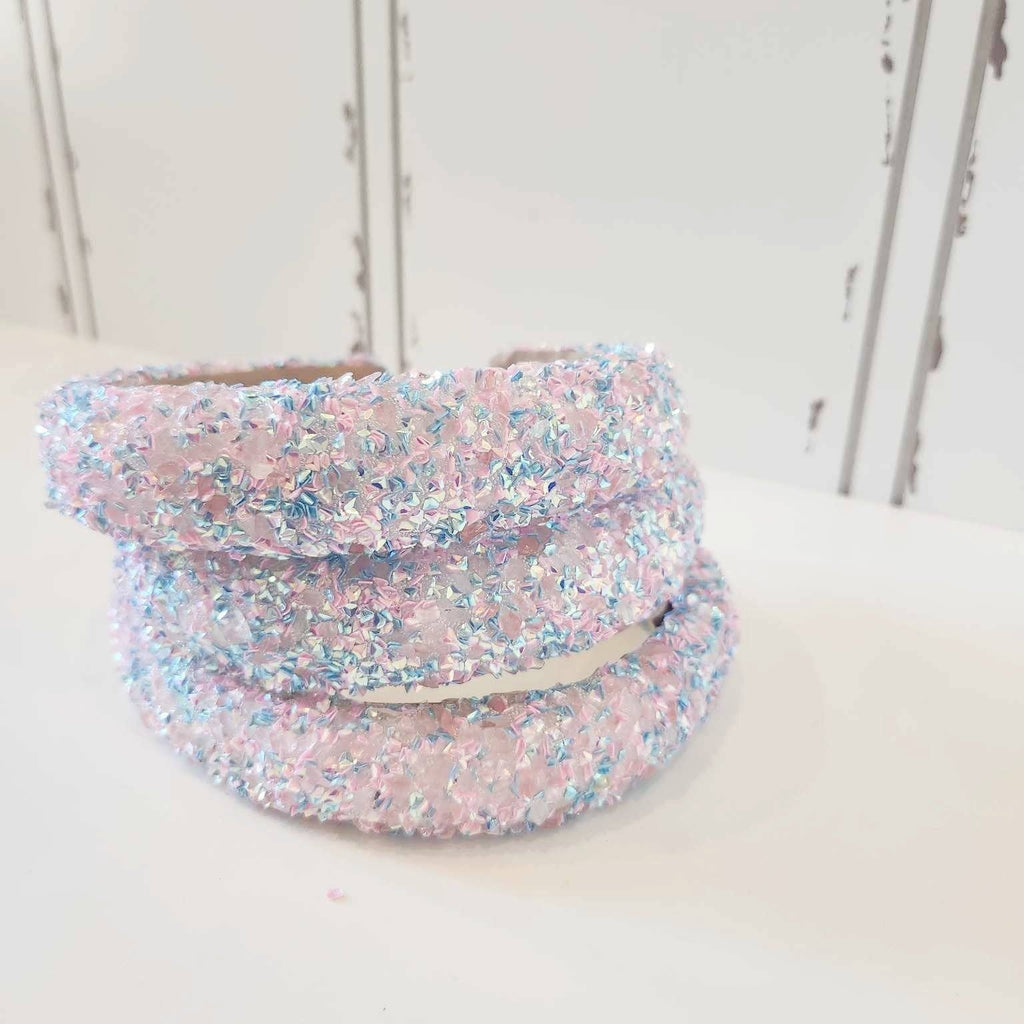 Beaded Headband (Cotton Candy)
