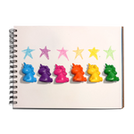 Set of 6 Finger Crayons (Unicorn)