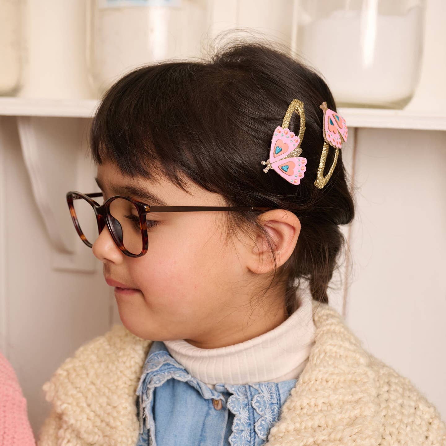 Bright-Wing Butterfly Clips