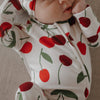 Bamboo Zip Pajamas (Cherry)