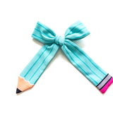 Lead The Look Hair Bow (Large, Teal)