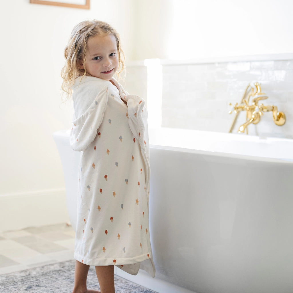 Toddler Hooded Towel (Ice Cream)