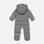 Baby Cloud One Piece Snowsuit (Sage Green)