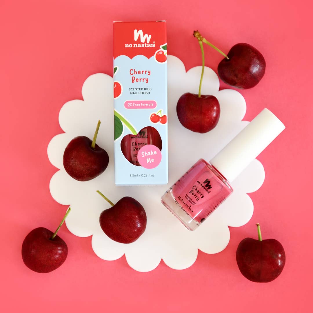 Water Based Scratch Off Nail Polish (Cherry Berry)