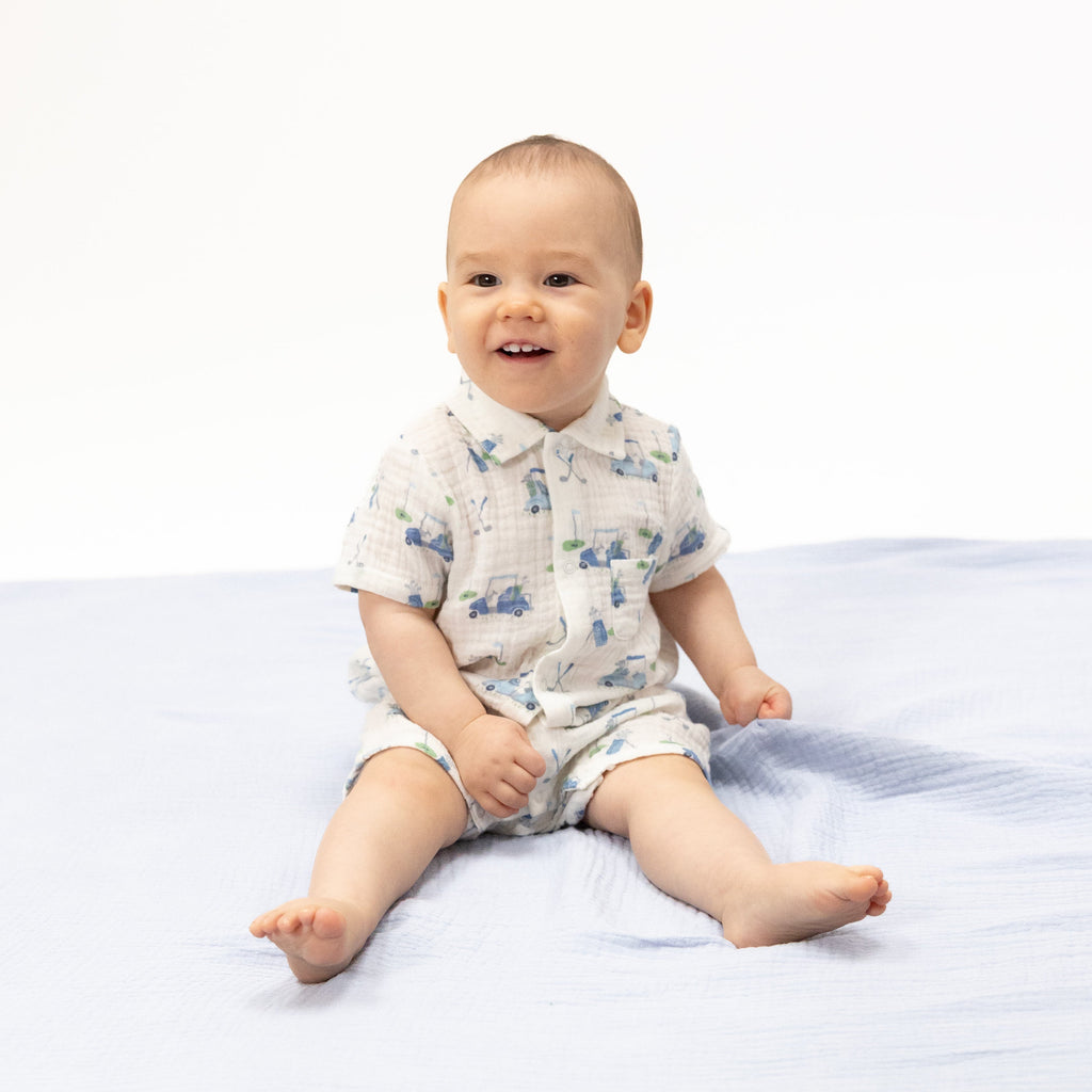 Polo Shortie (Baby Golf Carts Blue)