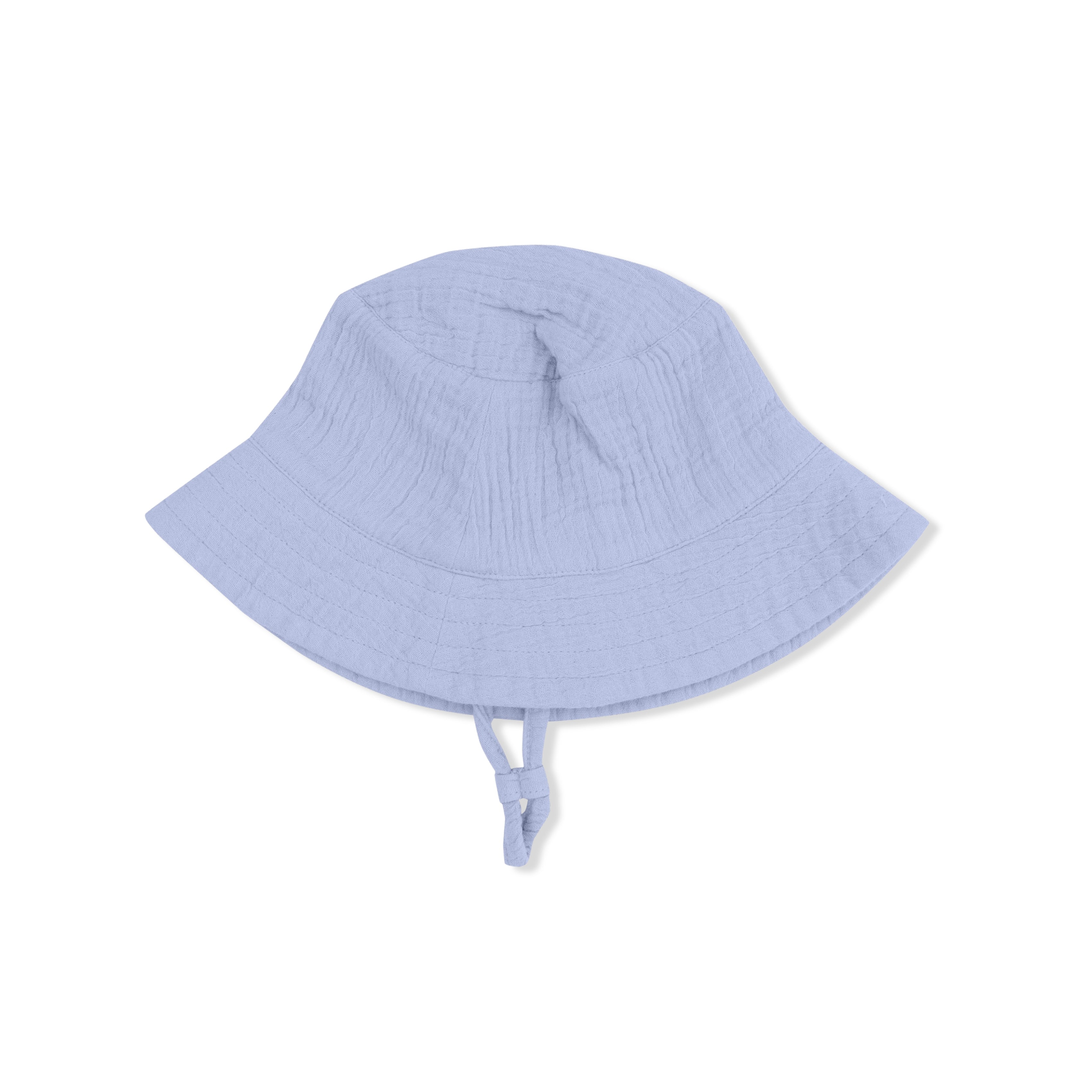 Bucket Hat (Solid Muslin Blue Blizzard)