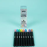 9 Glitter Markers Set