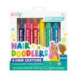 Hair Doodlers Hair Crayons (Set of 6 Colors)