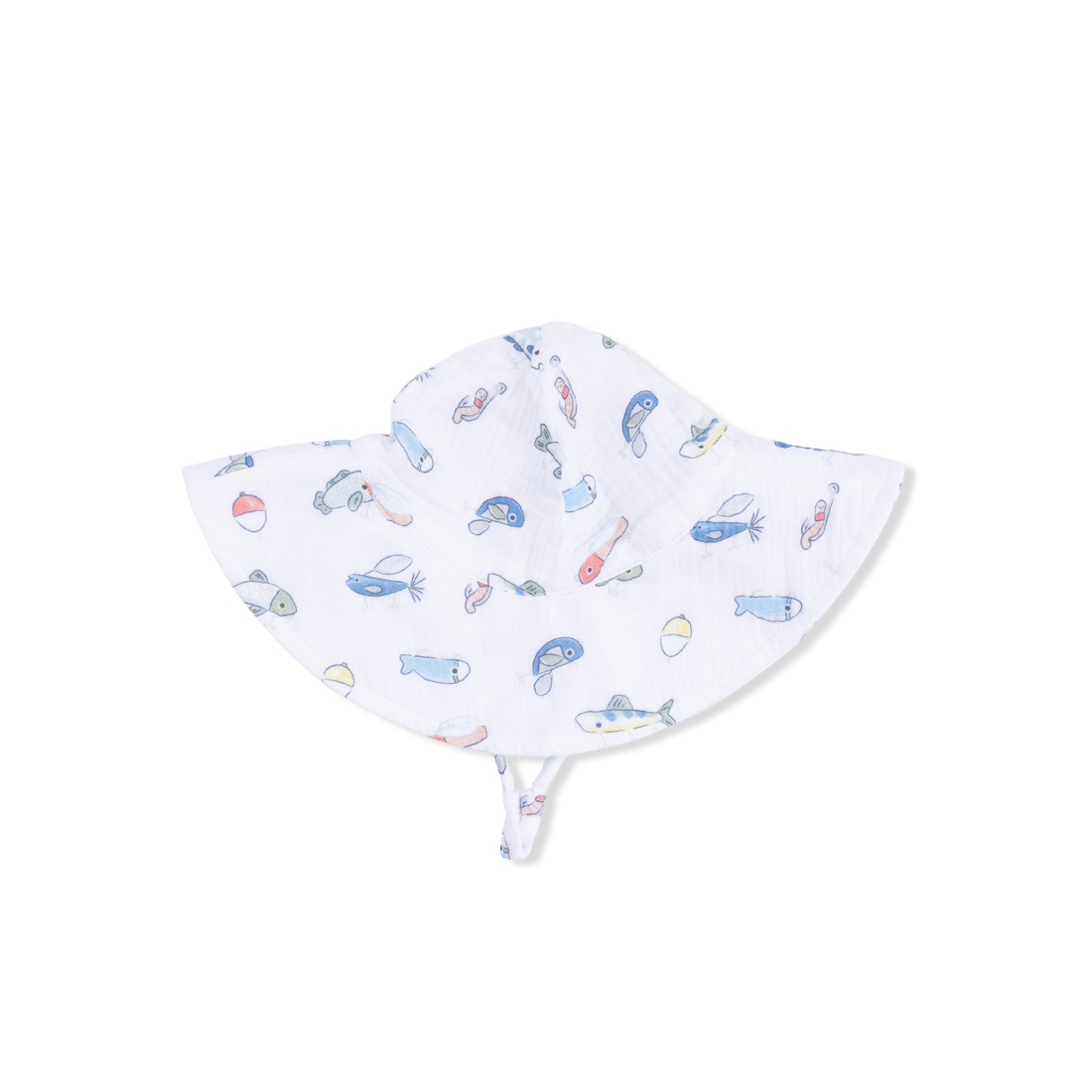 Wide Brim Sun Hat (Fishing Lures)