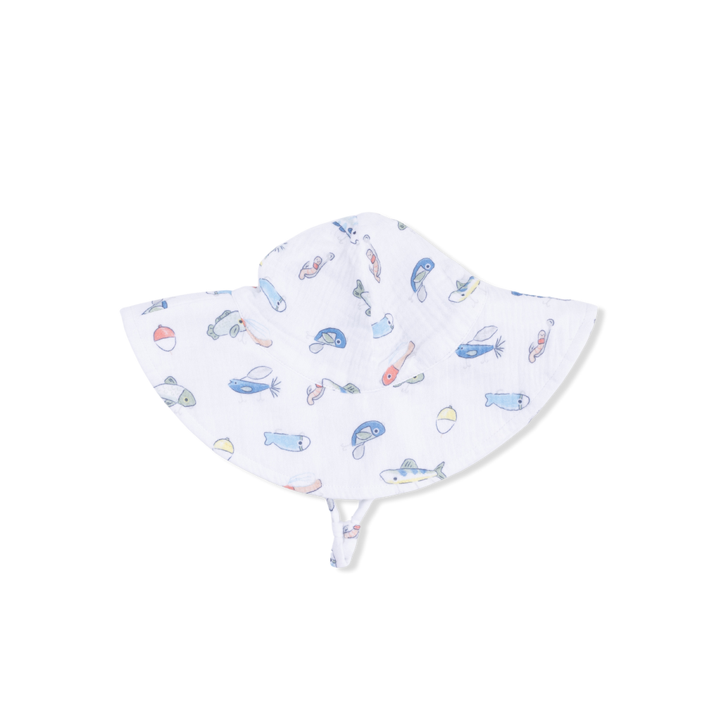 Wide Brim Sun Hat (Fishing Lures)