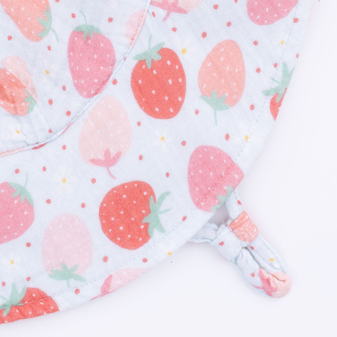 Wide Brim Sun Hat (Strawberry Bliss)