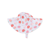 Wide Brim Sun Hat (Strawberry Bliss)