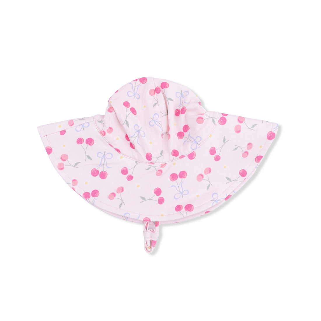 Wide Brim Sun Hat (Sweet Bow Cherries)