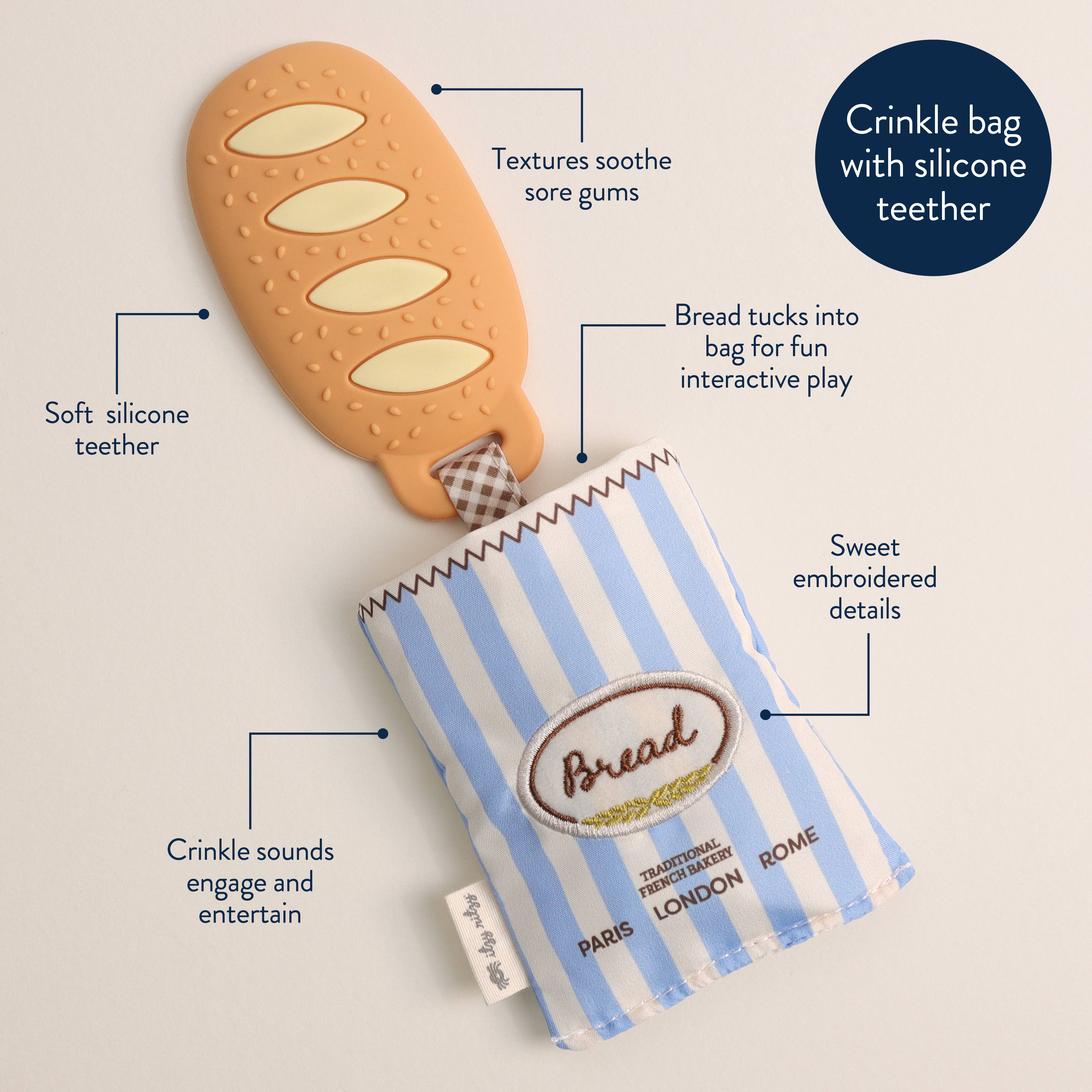 Baguette Teensy Crinkle Teether