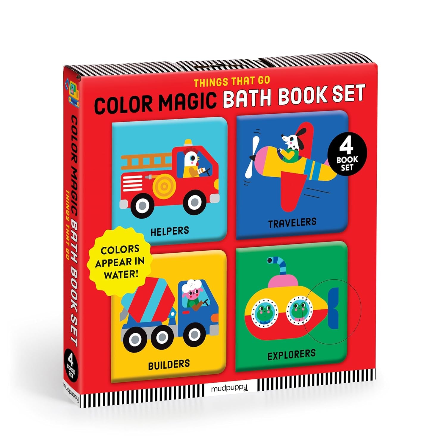 Bath Book Set: Things That Go