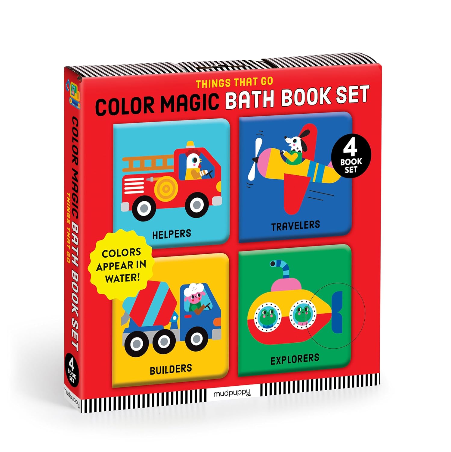 Bath Book Set: Things That Go