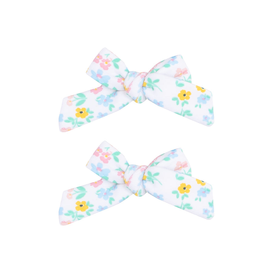 2 Pack Hair Bow Clips (Caroline's Calico)