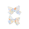 2 Pack Bow Clips (Georgia Floral)