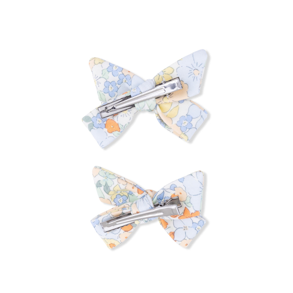 2 Pack Bow Clips (Georgia Floral)