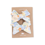 2 Pack Bow Clips (Georgia Floral)