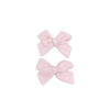 2 Pack Bow Clips (Solid Muslin Lotus)