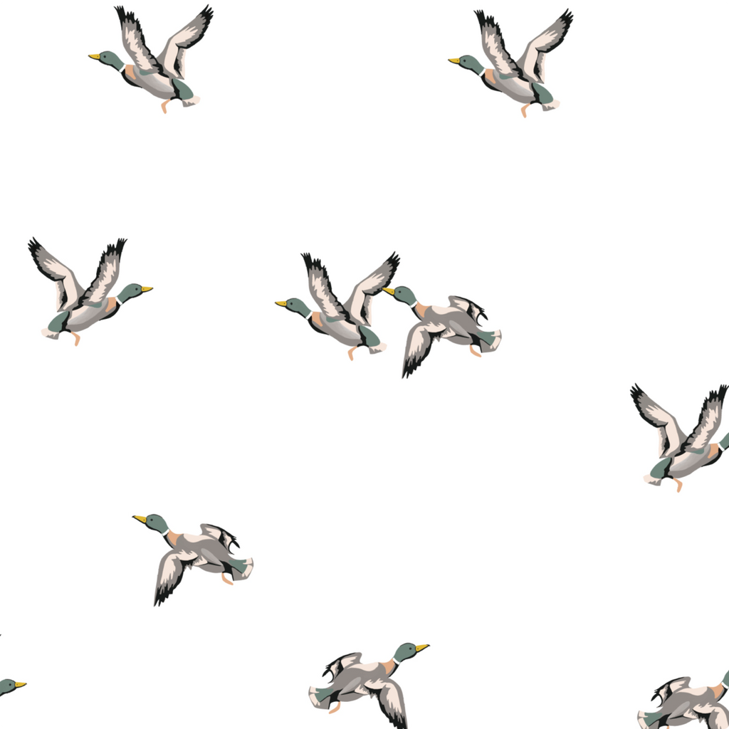 Muslin Swaddle Blanket (Quackin Up Mallard Duck)