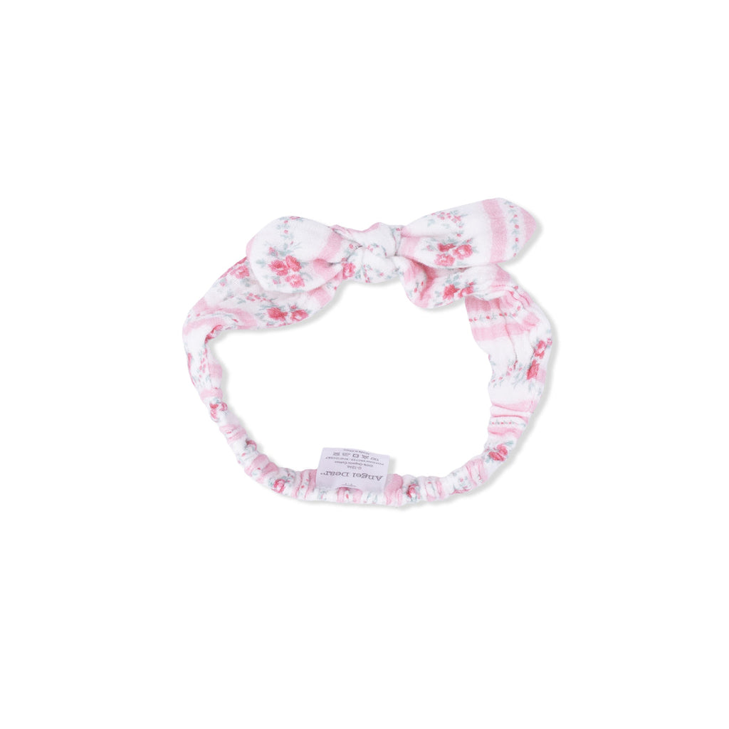 Knot Headband (Winding Roses Stripe)