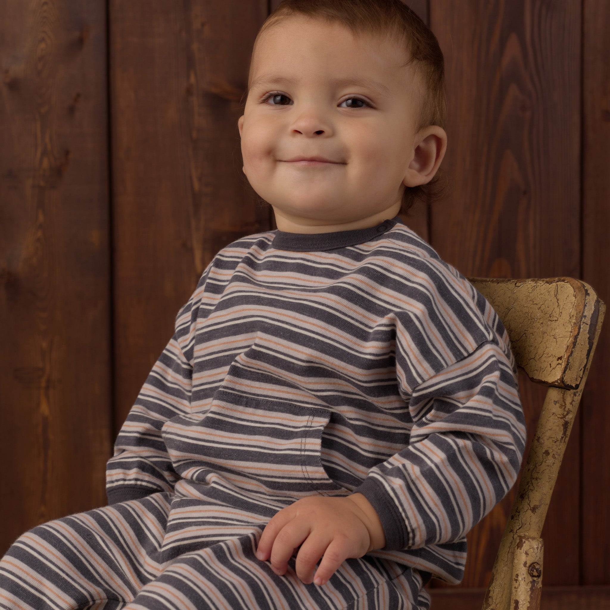 Relaxed Set (Blue Stripe)