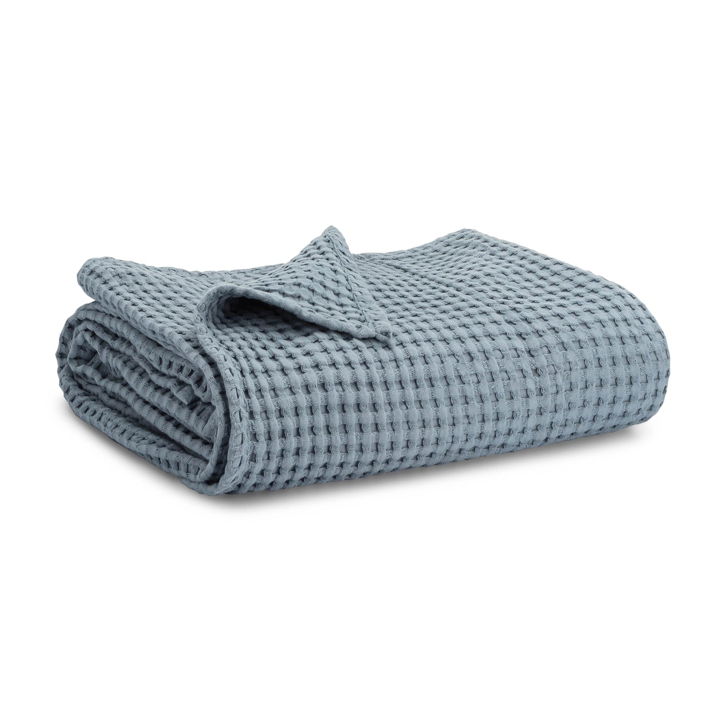 Waffle Baby Blanket (Pacific Blue)