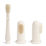 Baby Finger Toothbrush & Tongue Cleaner (Ivory)